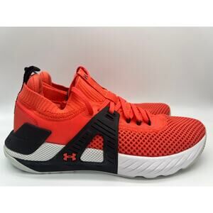 Under Armour Project Rock 4 Shoes Venom Red 3023696-602 Women's Size 10